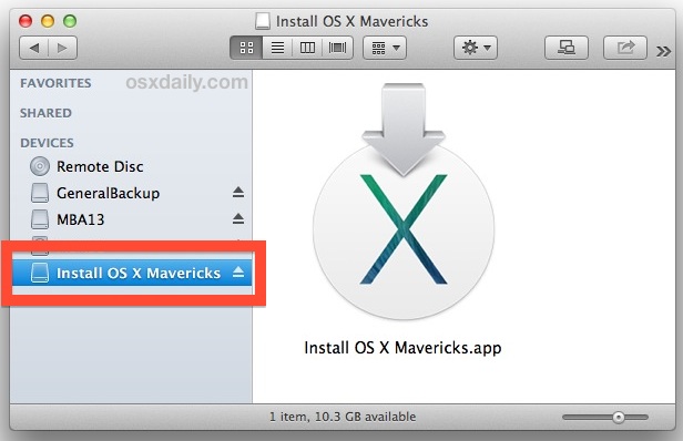 download osx mavericks dmg