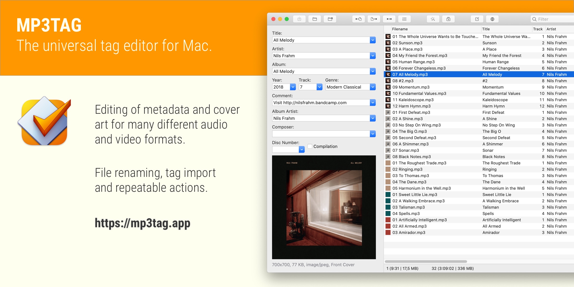 mp3 tag for mac os x